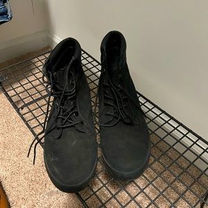 Black Timberlands with Ortholite